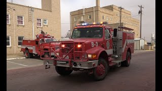 Large Grass Fire w/ Structures - Response - Pampa, TX - Spring of 2022