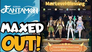 LV 80 FULLY MAXED OUT TEAM!! FANTAMON IDLE RPG 