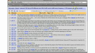 Screencast 1.1: Registering for BNCweb and carrying out a simple search