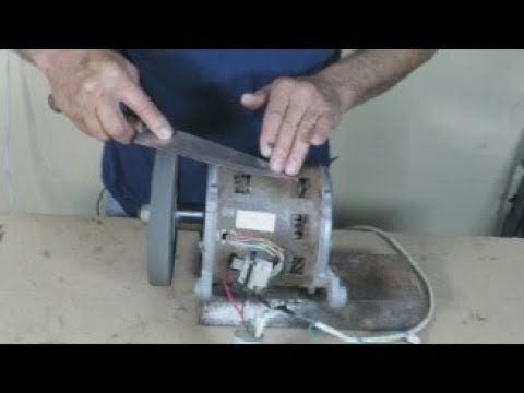 Afilador de Cuchillos con Motor de Lavadora / Knife Sharpener with Washing  Machine Motor 