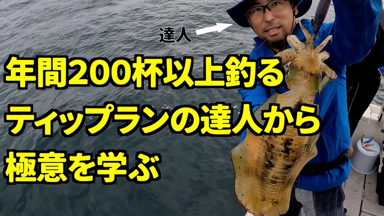 【ティップランエギング】年間200杯以上釣るティップランの達人から極意を学ぶ