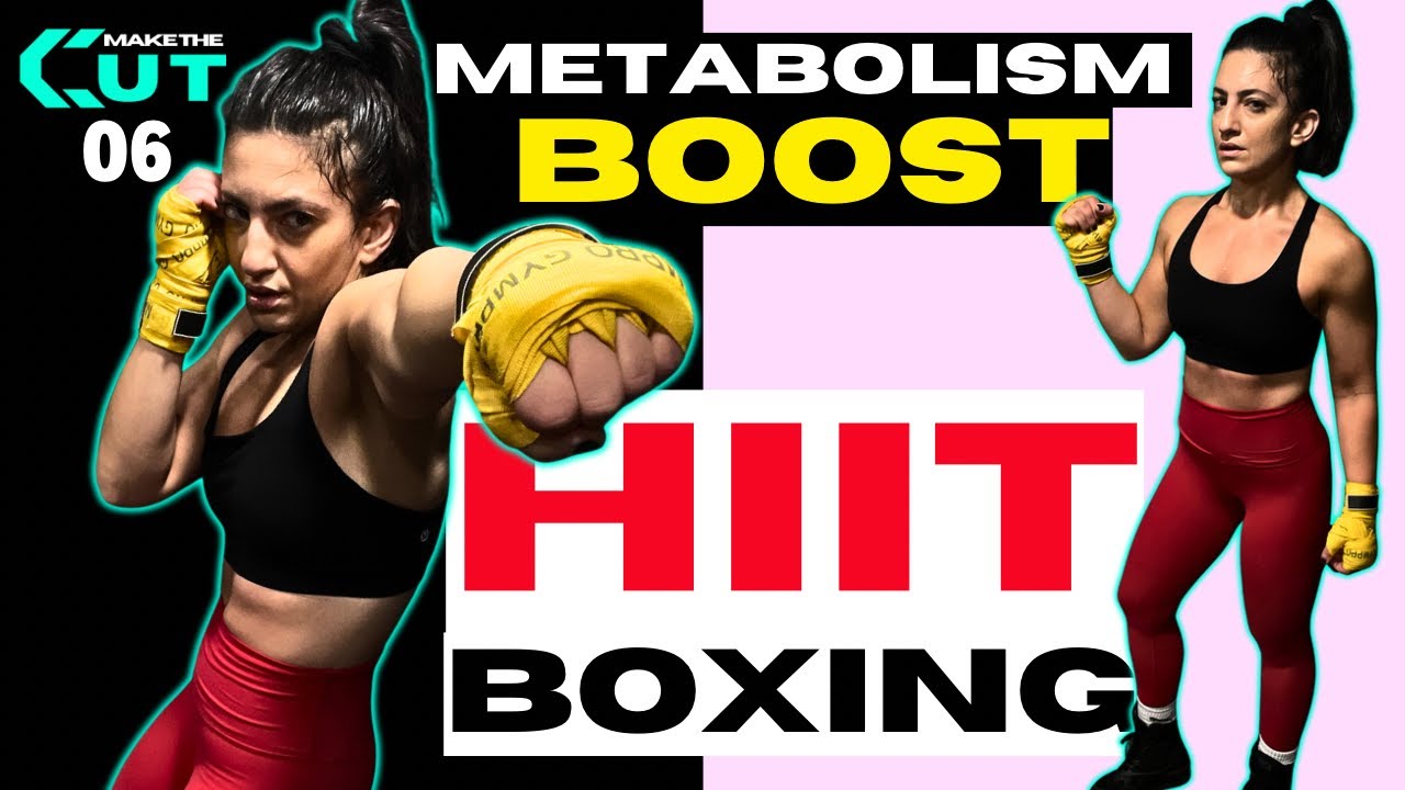 Boost Metabolism 20 Minutes SHADOW BOXING HIIT Workout //"Make The Cut"- SYLVIA NASSER