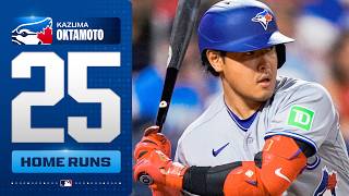 Kazuma Okamoto sets the Blue Jays ROOKIE HOME RUN RECORD with No. 25! 🤩 | MLB Highlights