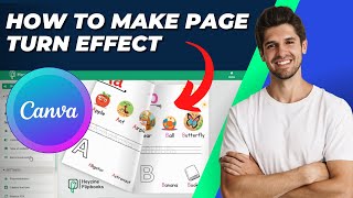 How To Make Page Turn Effect in Canva Tutorial