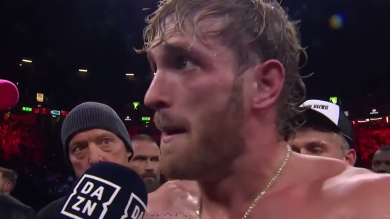Logan Paul's motivational Speech after his fight victory