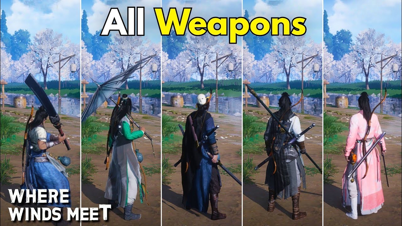 Where Winds Meet - All Weapons & Skills Gameplay (Android/iOS)