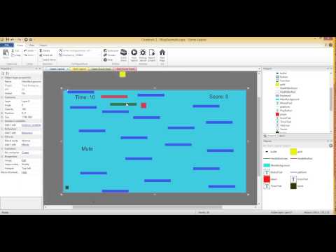 Building Games With Construct 2 Part 14- Adding a Health Bar