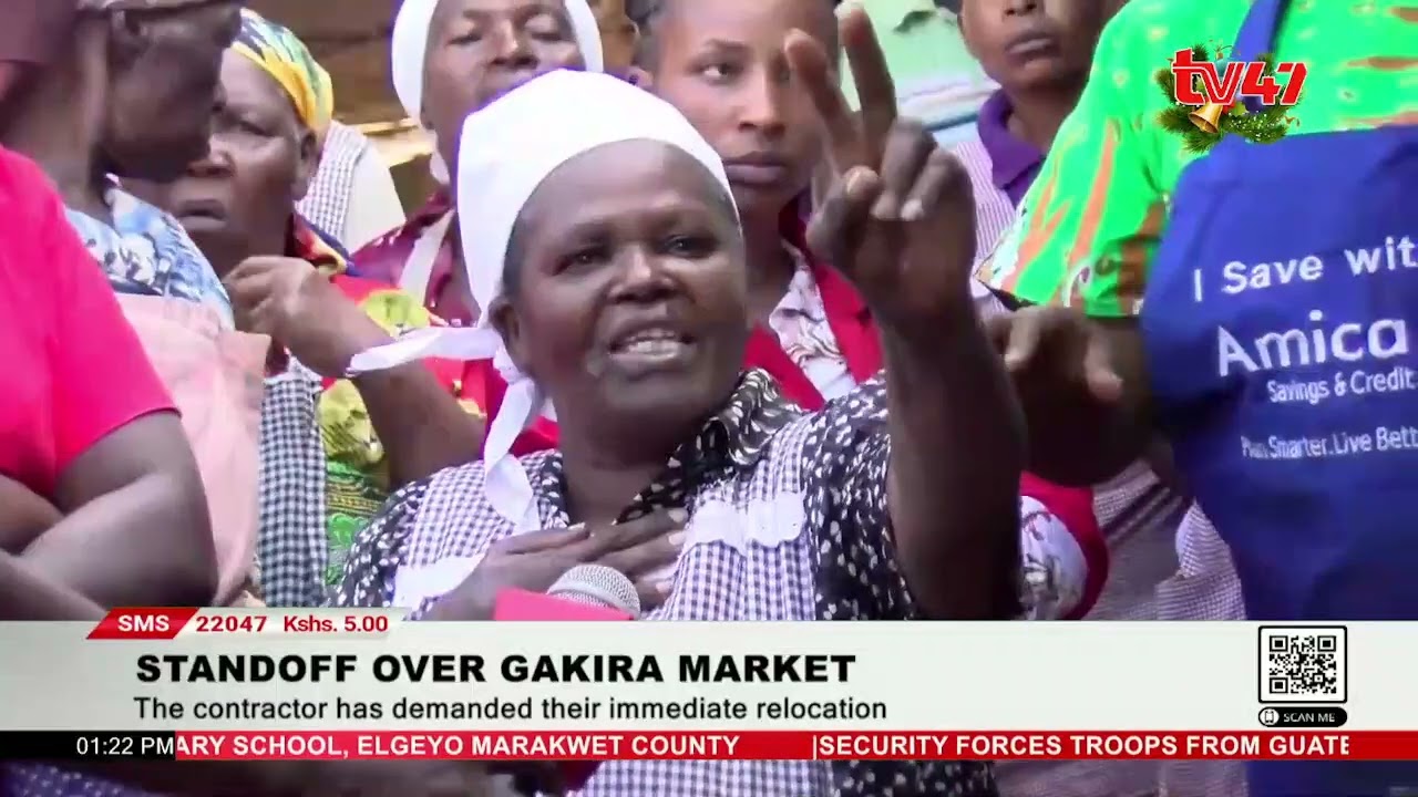 A standoff has risen between traders and the contractor at Gakira Market in Kangema, Murang' a