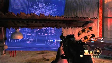 Black Ops 2 Vengeance DLC Buried Zombie Map Walkthrough Part 2: How to build a Head Chopper