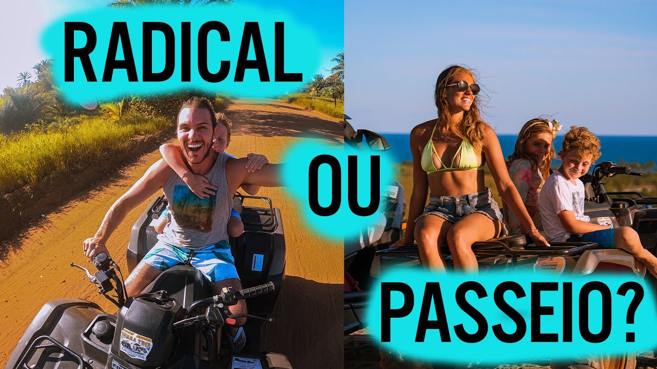 ROTEIRO DE QUADRICICLO NA PENÍNSULA DE MARAÚ - VIAGEM EM FAMÍLIA - 4K ULTRA