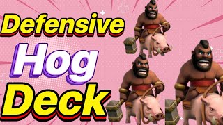 The Best Defensive Hog Rider Decker Is *Really* Strong
