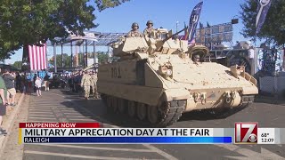 U.S. military members honored at 2025 NC State Fair