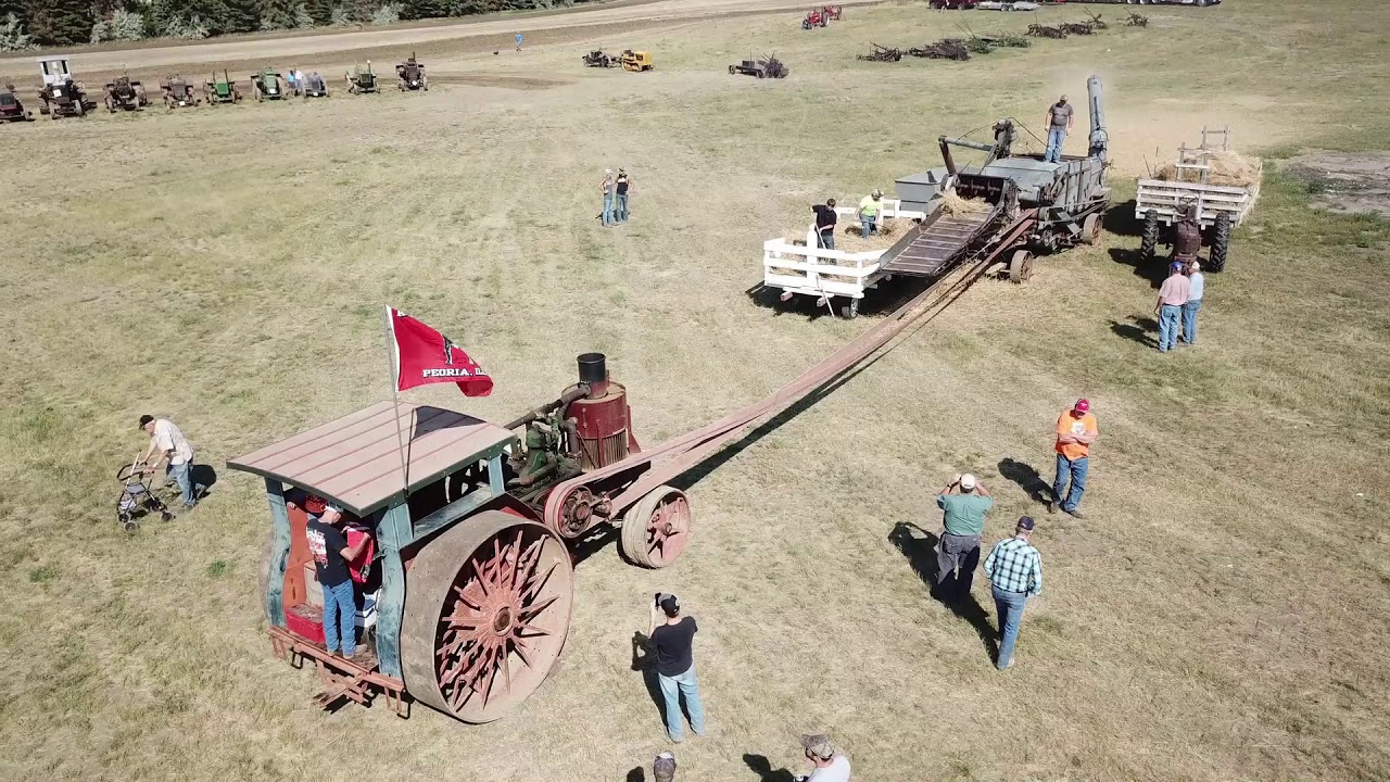 TractorDrone 4080 Avery Threshing at Crosby ND 7/21/18 YouTube