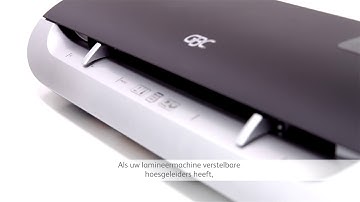 GBC - Hoe werkt lamineren? - Instructie video (NL)