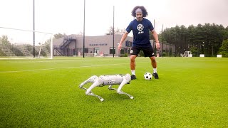 MIT’s DribbleBots vs. The New England Revolution