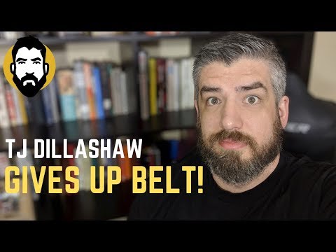 TJ Dillashaw Fails Drug Test, Gives Up UFC Title Belt | Luke Thomas