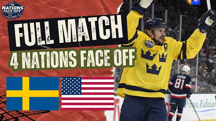Sweden vs USA  | 4 Nations Face Off NHL | Hockey Full Game Replay