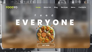 ASMR CODING - Animated simple Food Website using HTML & CSS only.  (NO TALKING)
