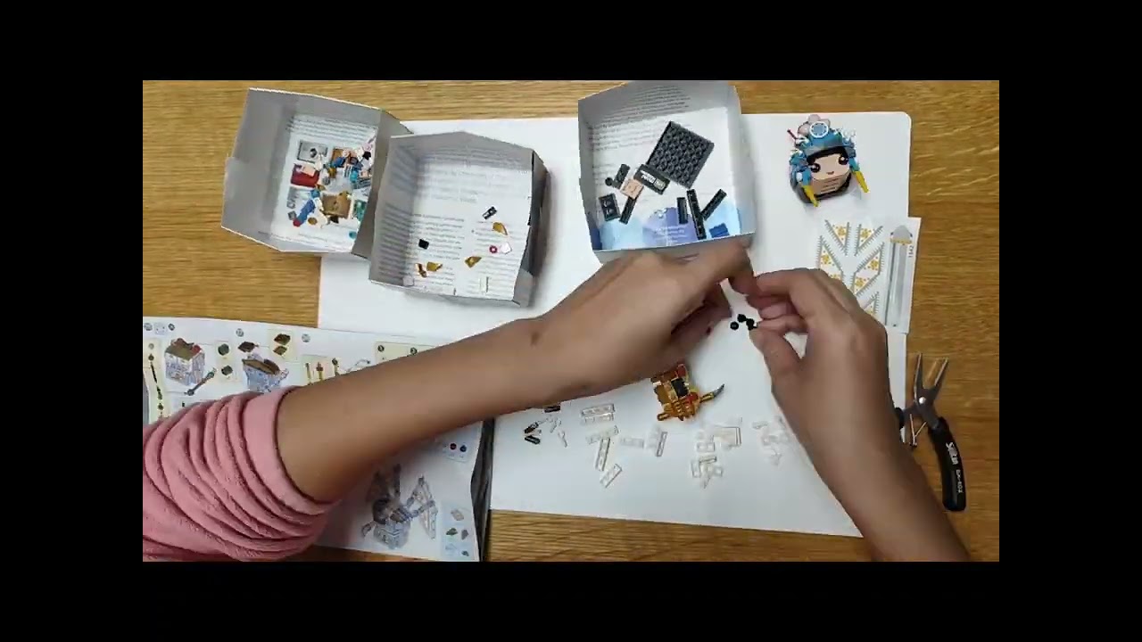 LOZ mini modular，國潮當道-武生，324pcs，8×6×9cm