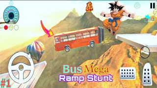 Extreme Bus Simulator mega ramp stunt game 2021 - Bus Simulator Indonesia - Bus Driving Game  BUSSID screenshot 4