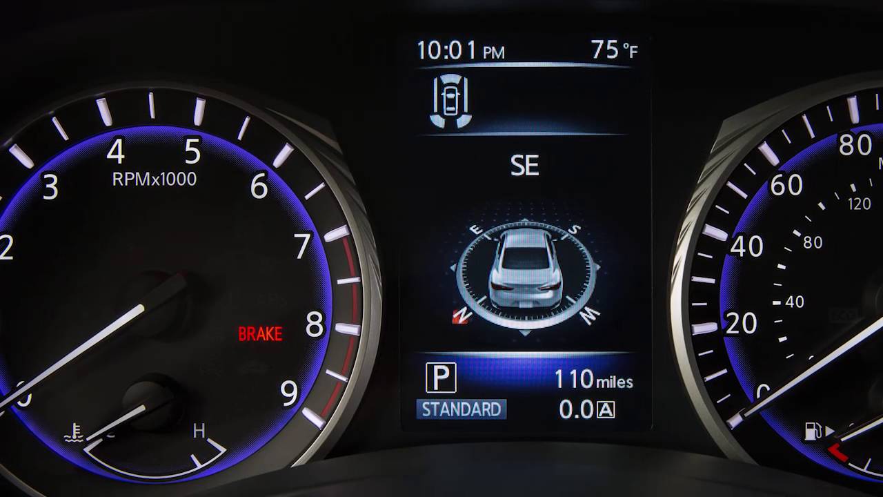 2017 Infiniti Q60 Parking Brake and Indicator YouTube