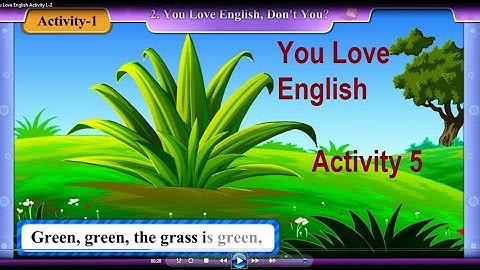 STD 8 ENGLISH SEM 2 Unit 2 You Love English Activity 5   યુ લવ ઇંગ્લિશ, ડોન્ટ યુ?