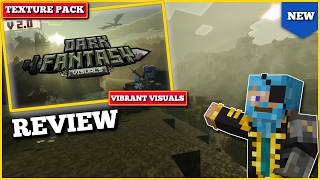 Dark Fantasy Visuals 2.0 Texture Pack Review ¦ Daz Man ¦ Vibrant Visuals ¦ Minecraft Bedrock