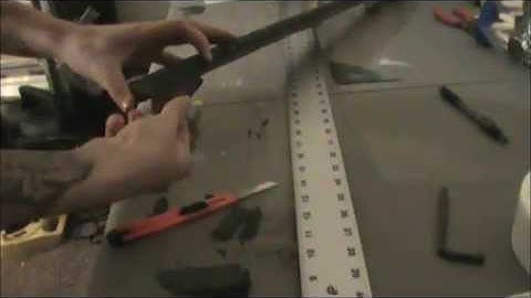 How to build an alternative to latex larp sword part 2