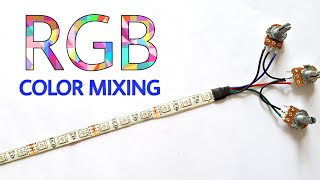 Color mixer circuit | how to make simple color mixing circuit for RGB strip