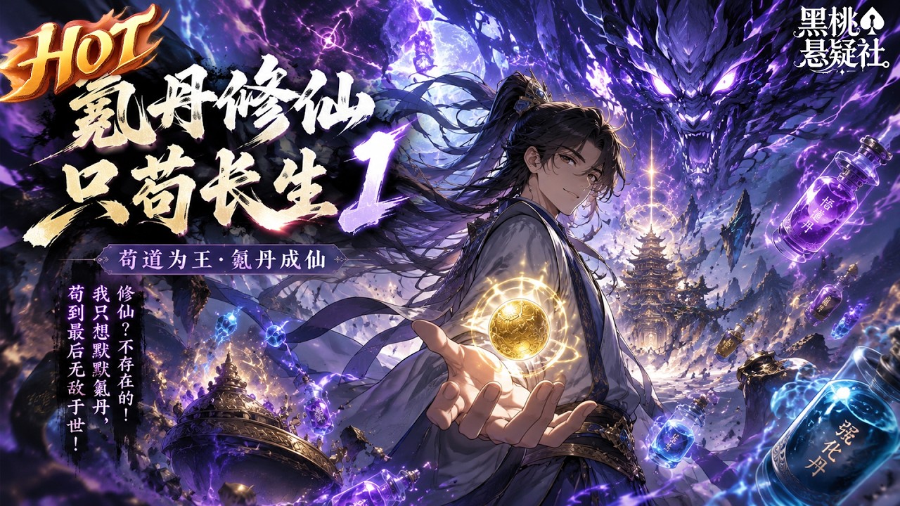 The hottest collection! "Spending Pills to Cultivate Immortality Only for Immortality 1": While others train hard to compete for prodigies and seize opportunities, I focus on spending money to refine pills for steady growth, wholeheartedly pursuing eternal immortality! #热血 #動漫 #玄幻 #爽文 #男频 #修仙 #黑桃悬疑社