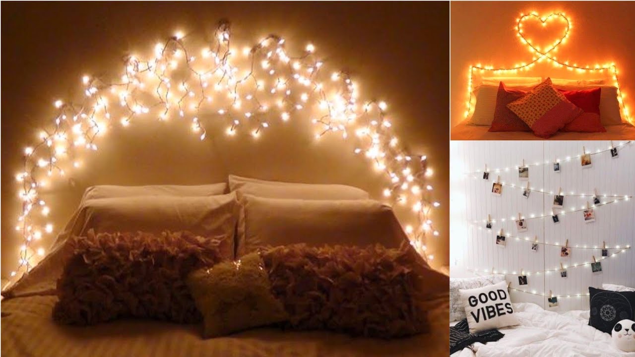 Top 35 Beautiful Fairy Lights Interior Ideas For Bedroom|How To ...