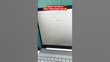 ✅ "MS Word: Ribbon (Toolbar) Hide/Unhide Trick! | 5 Sec Shortcut"