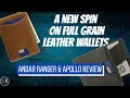 Andar Ranger &amp; Apollo Full Grain Leather Wallets Are Incredible!