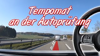 Tempomat an der Autoprüfung - Wie funktioniert er?