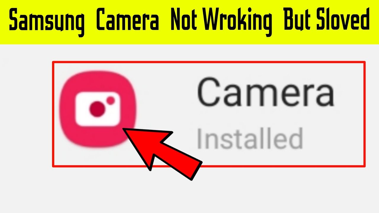Samsung Galaxy A22 5g Camera Not Wroking & Opening Problem Sloved - YouTube