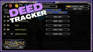 LOTRO | Deed Tracker