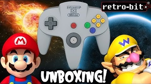 Retro Bit Nintendo 64 Wireless Bluetooth Controller Unboxing!!!