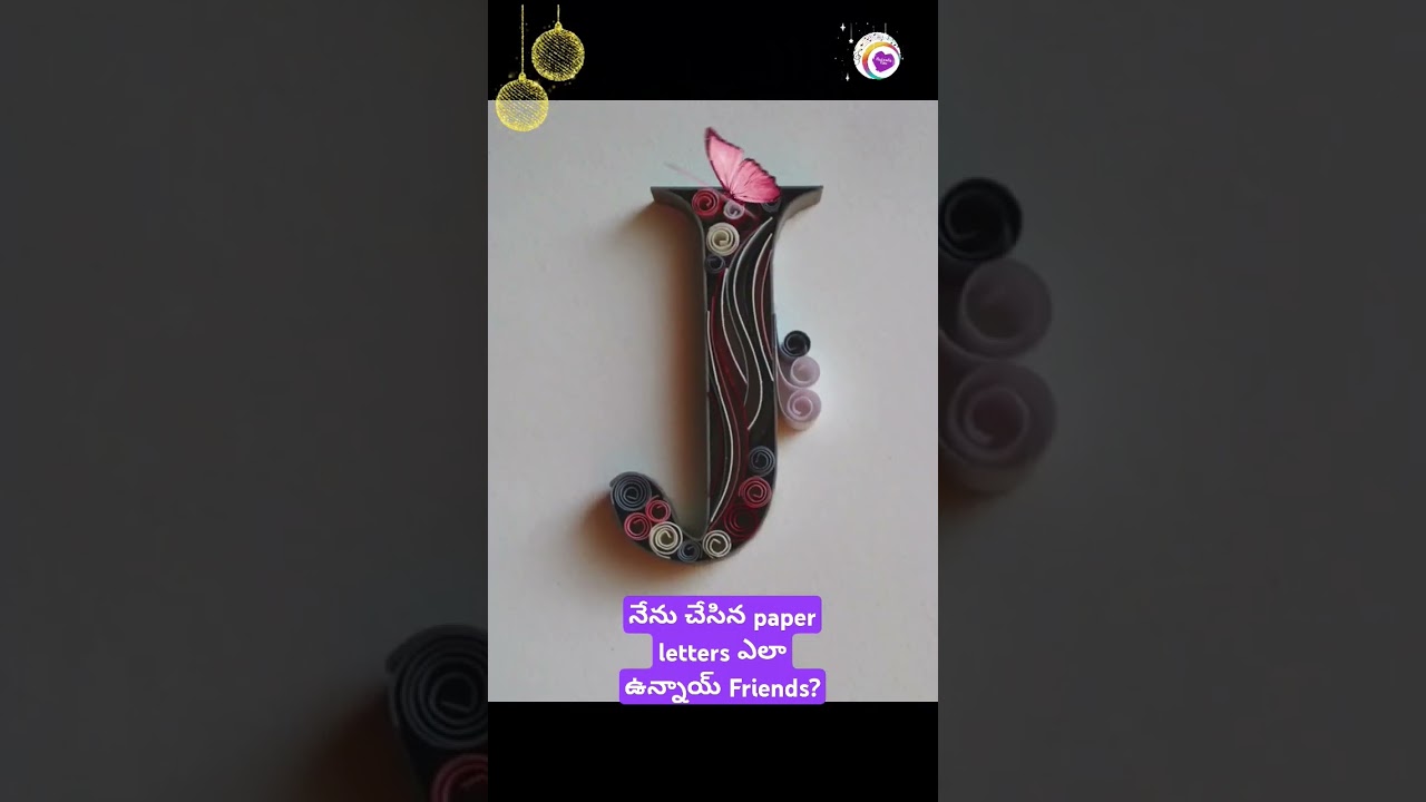 Paper Letters💜👌👌💜