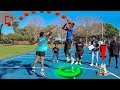 Score on Me, You Get $1,000 VS Random Trash Talkers! (BASKETBALL CHALLENGE)