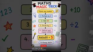maths is a magic #maths #shortvideo #shorts #mathstrickwv