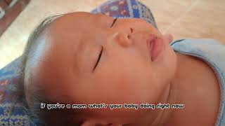 Tongue sucking while sleeping.Ganito rin ba baby nyo?.!