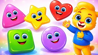 Shapes song for kids | learning videos for toddlers | learn shapes video | english rhymes for babies