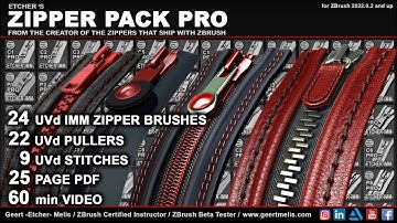 ZBrush Zipper Pack Pro
