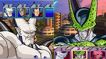 Dragon ball Z budokai Tenkaichi 3 GT Villains vs Villains (com vs com) Battle Gameplay