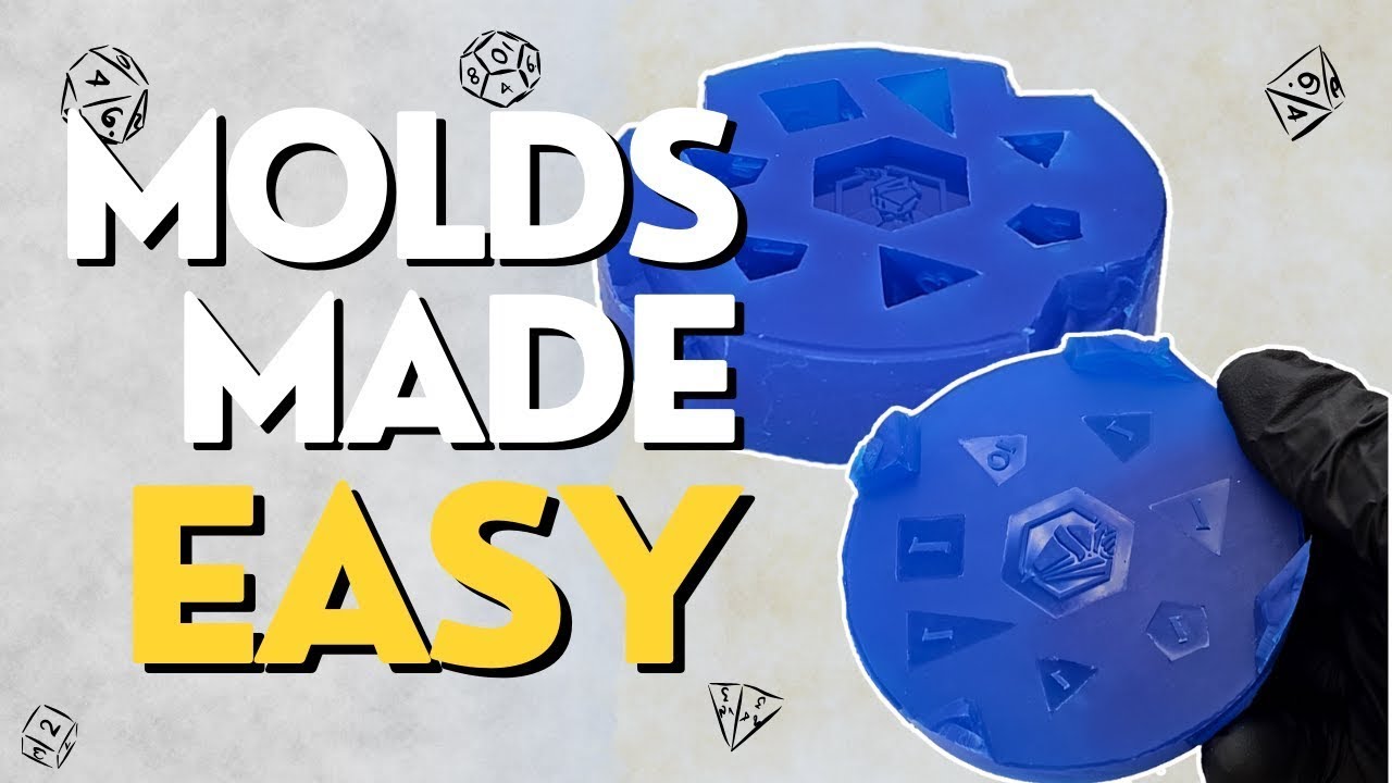 Making D&D Dice Molds at Home