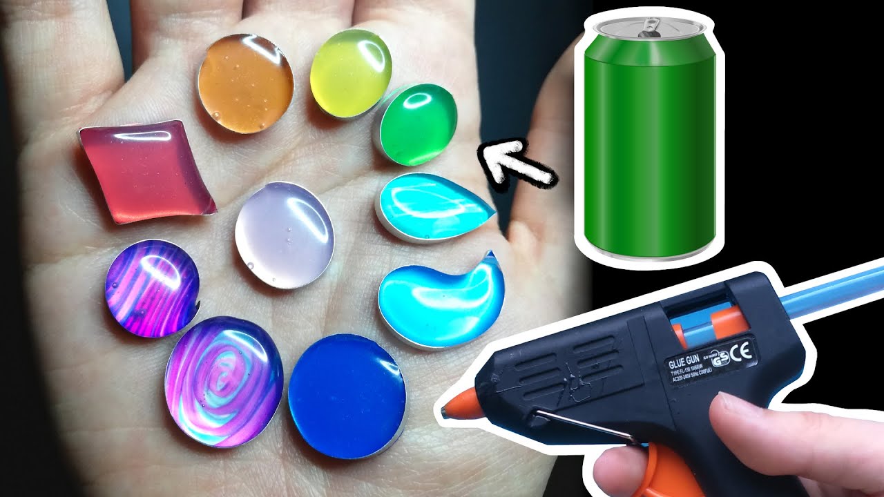 DIY Translucent Plastic Bottle Gemstones