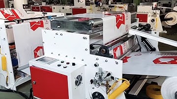CW-1000SPG+OR high speed drawstring bag garbage bag making machine with overlap