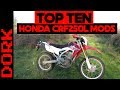 Top 10 Honda CRF 250L Mods: Tires, Handguards, Rim Locks, Skid Plate, Mirrors, Shift Lever, and More