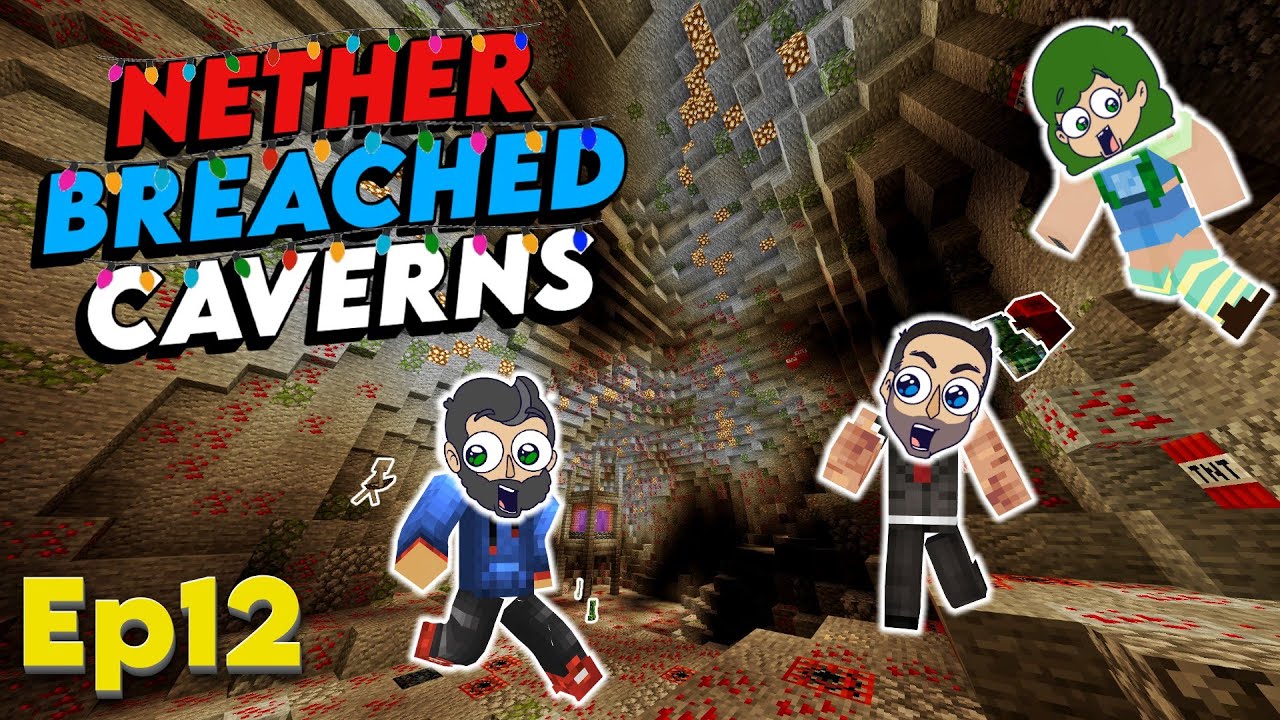 Help Has Arrived With Skizzleman | Minecraft Nether Breached Caverns ...