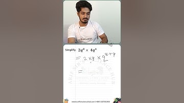 Exponential Excellence: Simplifying 〖𝟐𝒒〗^𝟖× 〖𝟒𝒒〗^𝟒 with Arif Sir